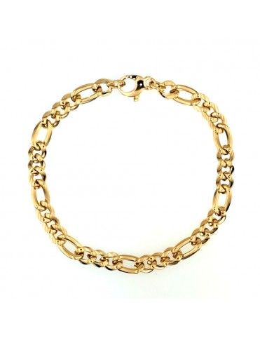 Pulsera Oro amarillo 18K hueca 122-00443