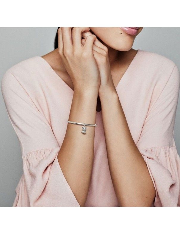 Charm Pandora plata perro colgante Bulldog 798008EN16