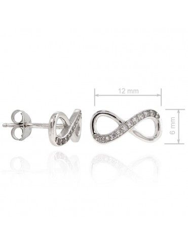 Pendientes Plata Mujer Infinito 151037