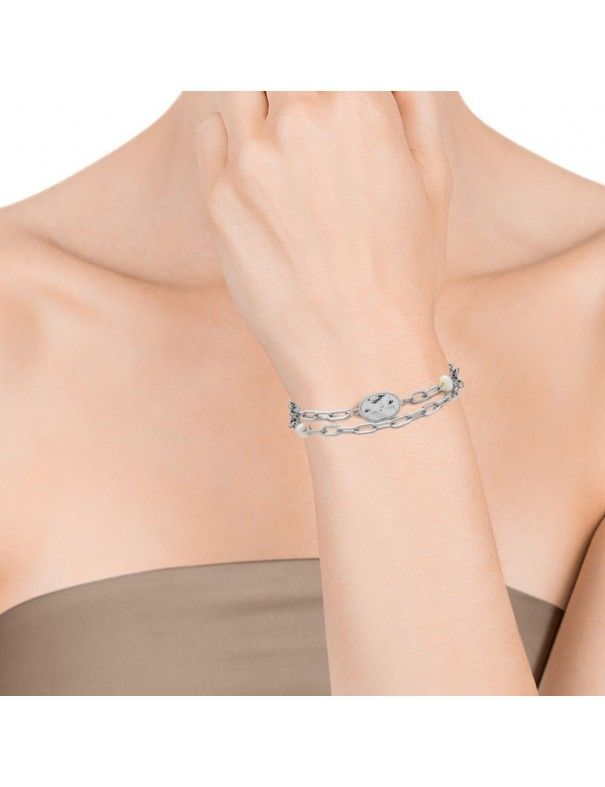 Pulsera Viceroy acero Mujer cadena doble 15028P01000