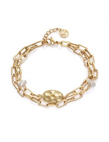 Pulsera Viceroy acero Mujer cadena doble 15028P01012