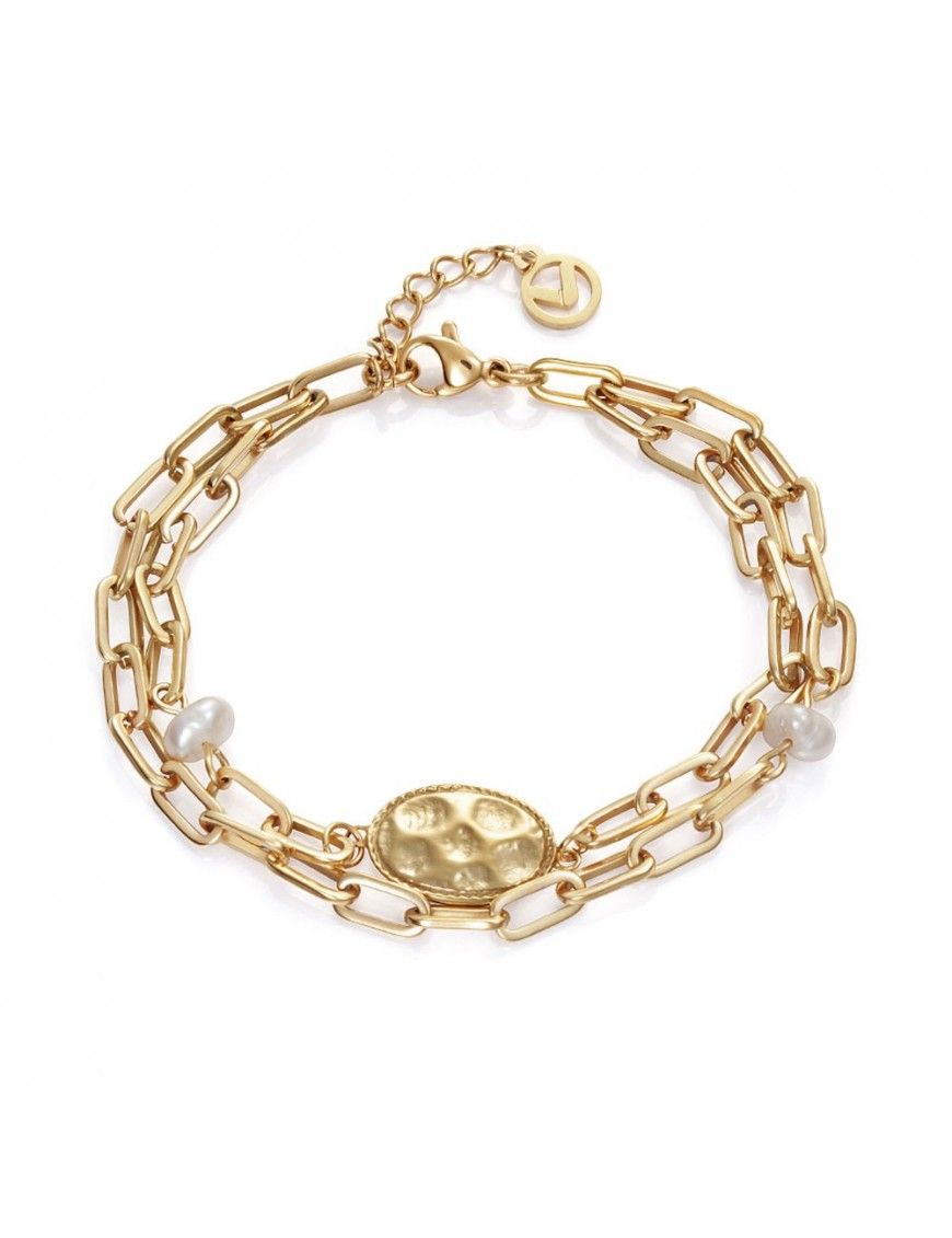 Pulsera Viceroy acero Mujer cadena doble 15028P01012