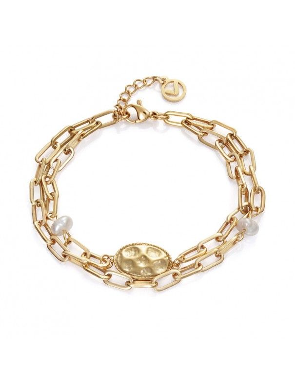 Pulsera Viceroy acero Mujer cadena doble 15028P01012