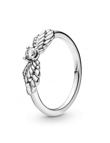 Anillo Pandora Plata Alas de Ángel Brillantes 198500C01-54