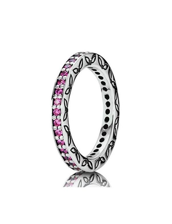 ANILLO SORTIJA PANDORA PLATA 190618CZS-52