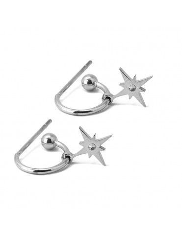 Pendientes Aro Anartxy Acero Mujer BPE248