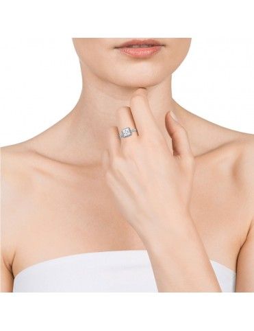 Anillo Viceroy Plata solitario Mujer 71011A012-38