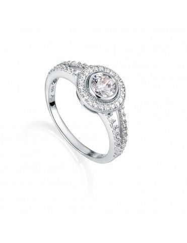 Anillo Viceroy Plata solitario Mujer 71013A012-38