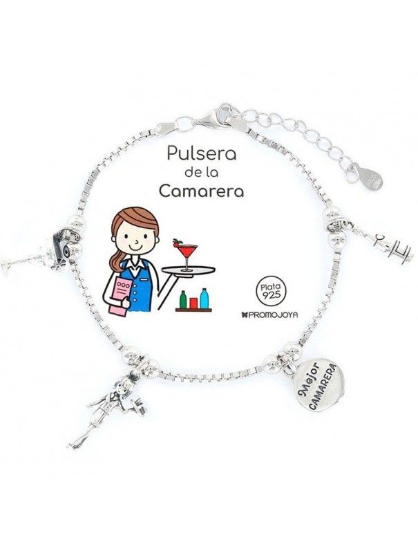 Pulsera plata Mujer Camarera 9105397