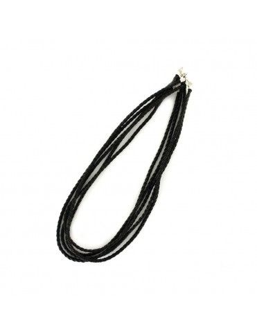 Collar Plata cuero Mujer 9099719