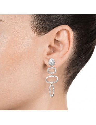 Pendientes Viceroy Plata largos Mujer 61029E000-38