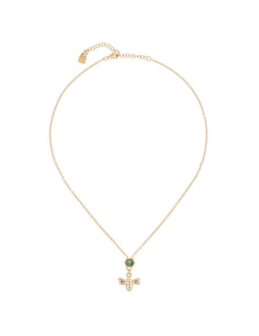 Collar Uno de 50 Metal Mujer La Reina 2 COL1430VRDORO0U