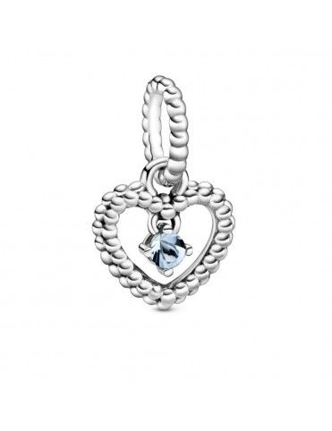 Charm colgante Pandora plata con esferas Azul Agua 798854C01