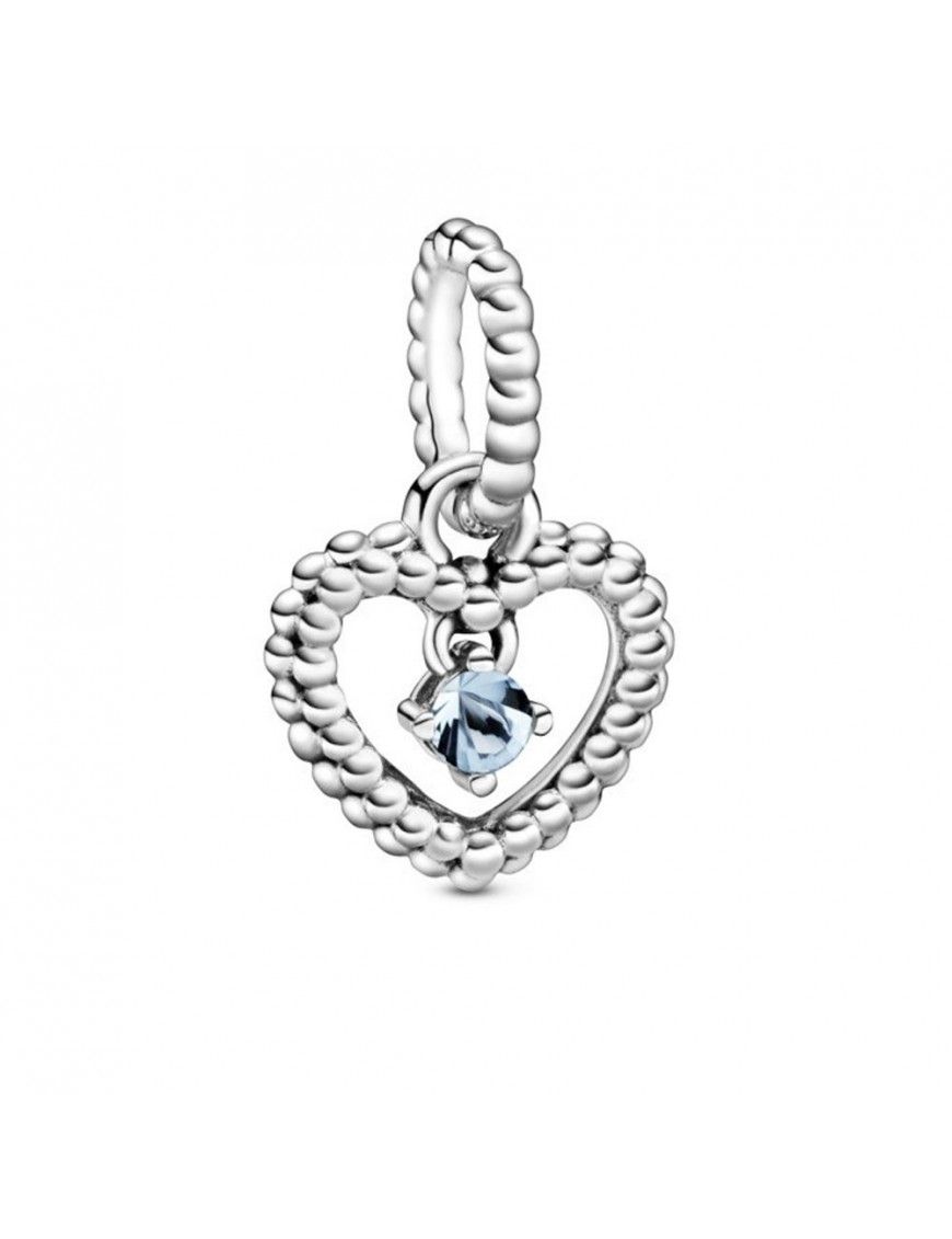 Charm colgante Pandora plata con esferas Azul Agua 798854C01