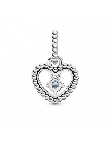 Charm colgante Pandora plata con esferas Azul Agua 798854C01