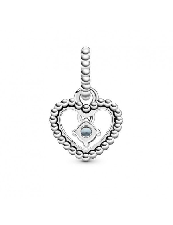 Charm colgante Pandora plata con esferas Azul Agua 798854C01
