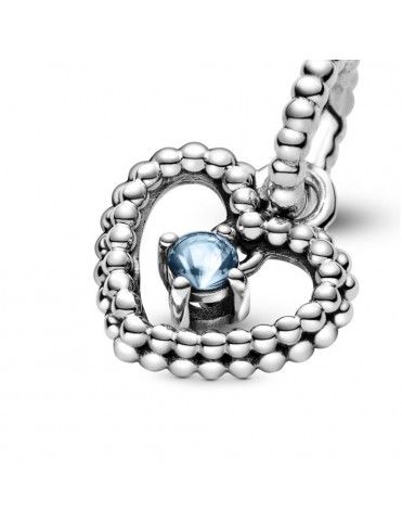 Charm colgante Pandora plata con esferas Azul Agua 798854C01