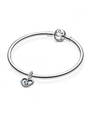 Charm colgante Pandora plata con esferas Azul Agua 798854C01