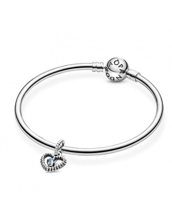 Charm colgante Pandora plata con esferas Azul Agua 798854C01