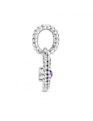 Charm colgante Pandora plata con esferas Morado 798854C03