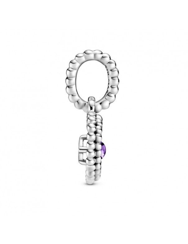 Charm colgante Pandora plata con esferas Morado 798854C03