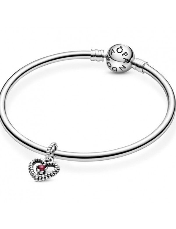 Charm colgante Pandora plata con esferas Rojo Oscuro 798854C08