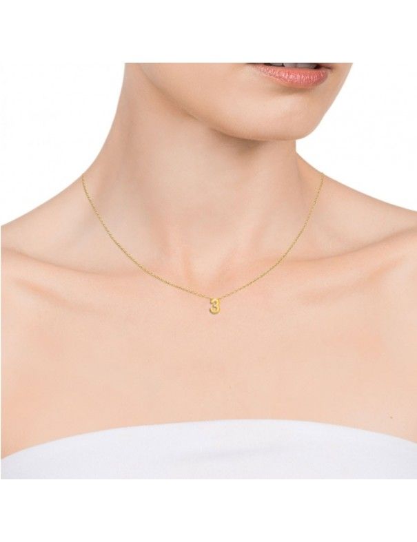 Collar Viceroy Plata Mujer Número "3" 61041C000-03