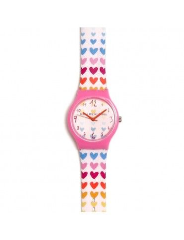 Reloj Agatha Niña Corazones fila colores AGR264