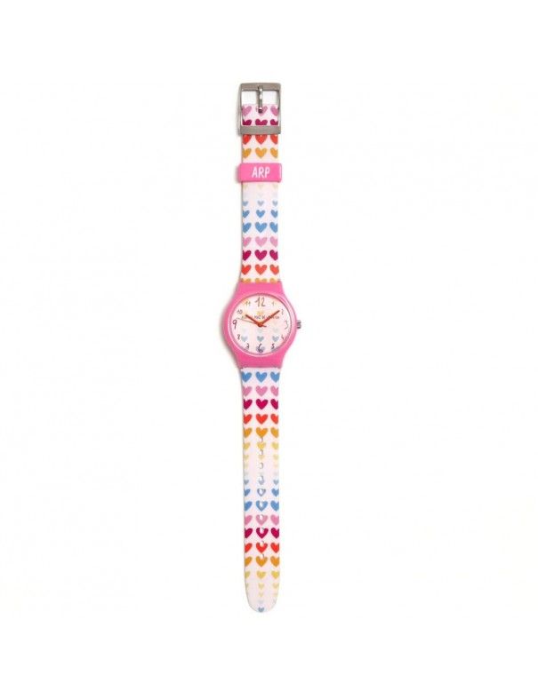 Reloj Agatha Niña Corazones fila colores AGR264