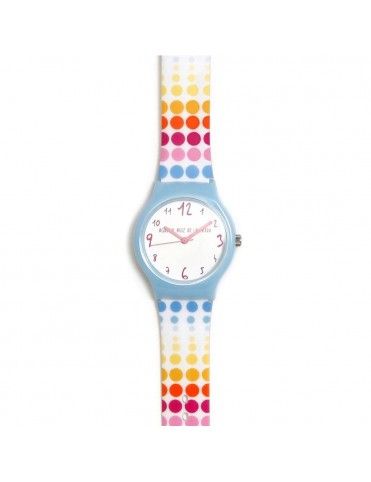 Reloj Agatha Niña Topos fila colores AGR266