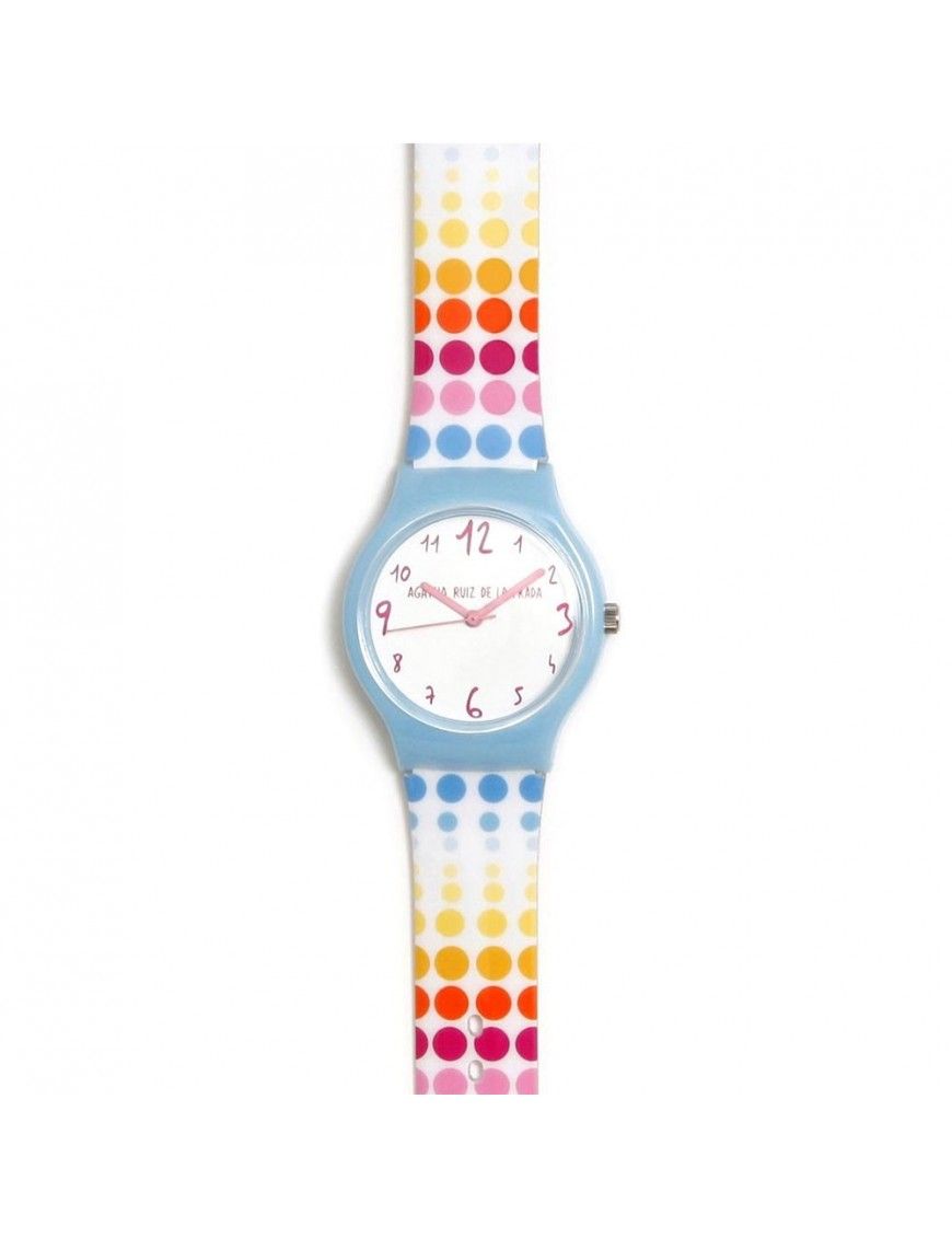 Reloj Agatha Niña Topos fila colores AGR266