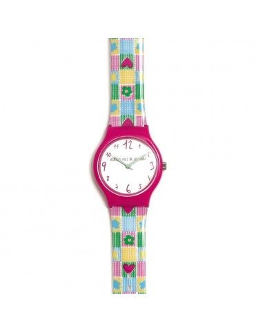 Reloj Agatha Niña Flip Vichy multicolor AGR270