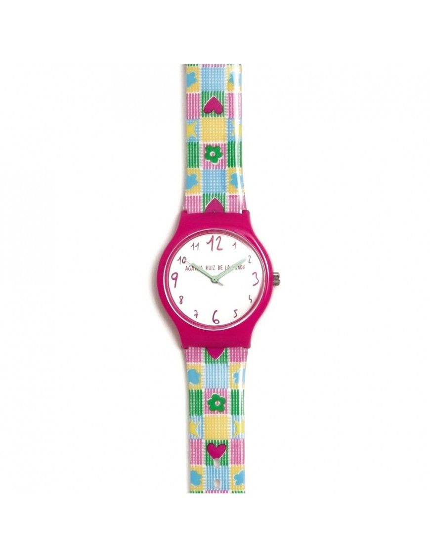 Reloj Agatha Niña Flip Vichy multicolor AGR270