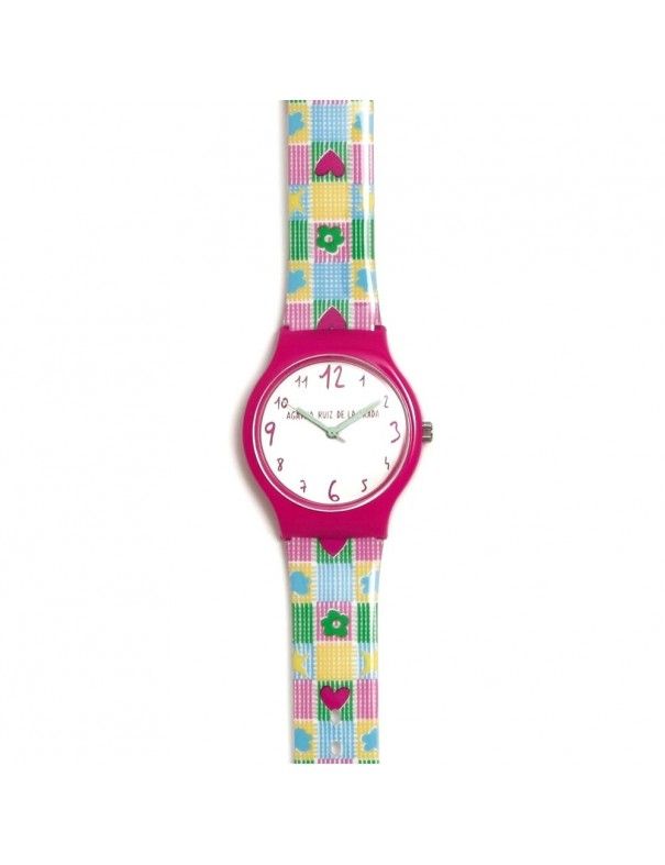 Reloj Agatha Niña Flip Vichy multicolor AGR270