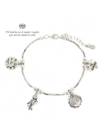 Pulsera plata Mujer Hija 9107868