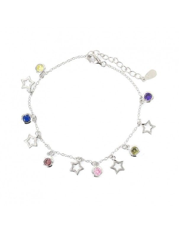 Pulsera plata Mujer Estrella circonitas 9108270