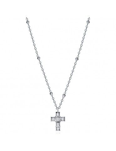 Collar Viceroy Plata colgante cruz Mujer 61044C000-30