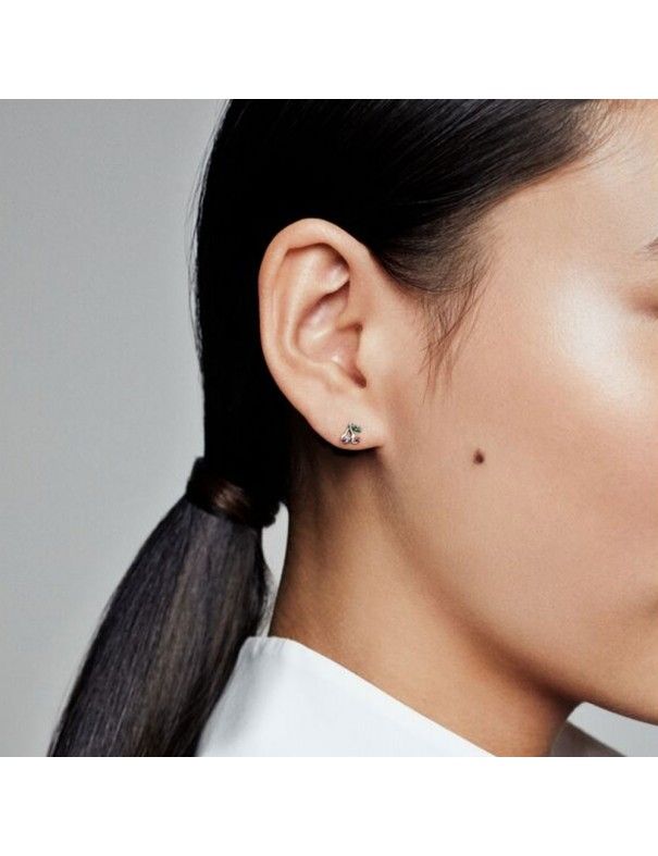 Pendiente Pandora Plata Mi cereza 298384NCC