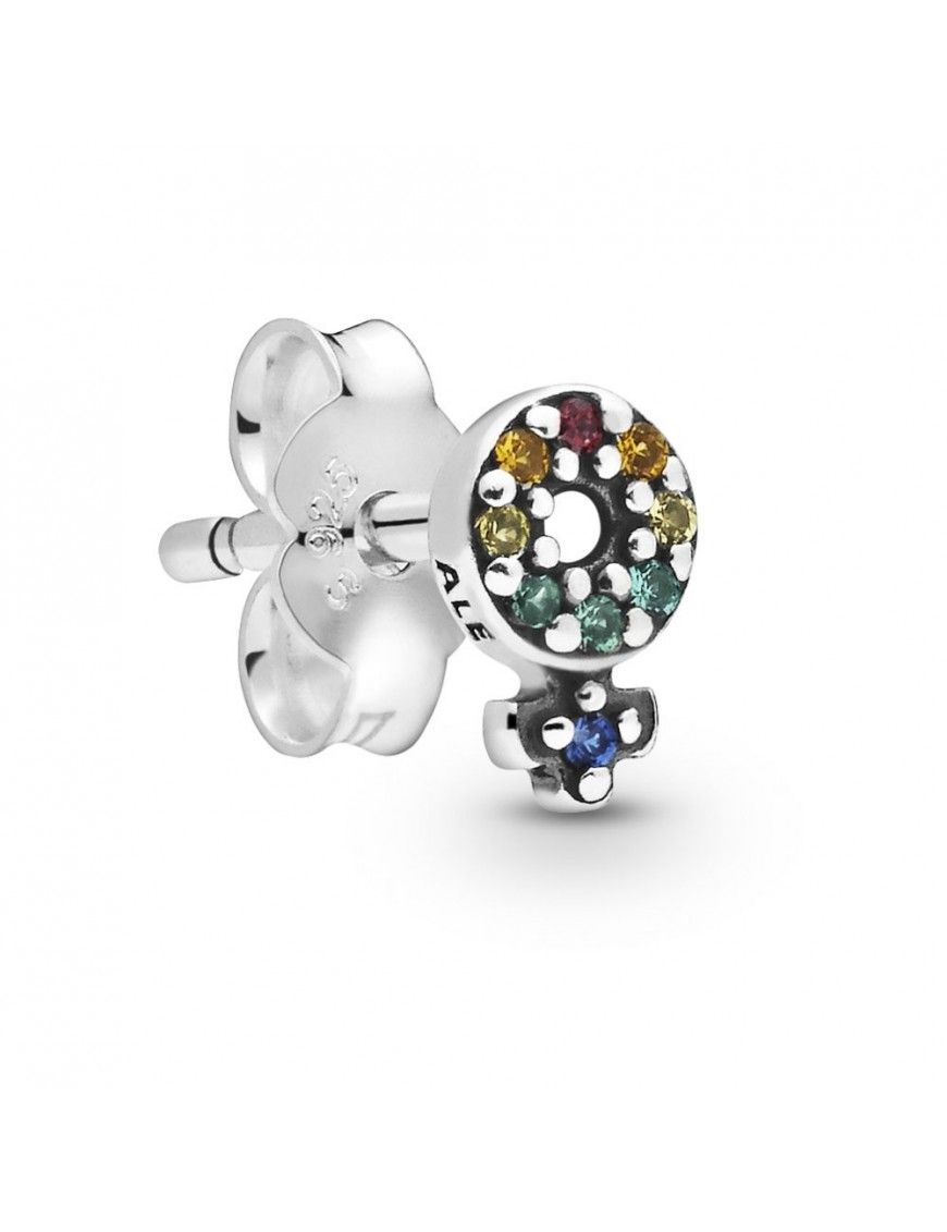 Pendiente Pandora Plata Mi orgullo 298550C01