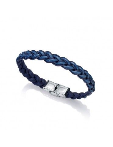 Pulsera Viceroy acero y piel hombre 75182P01013
