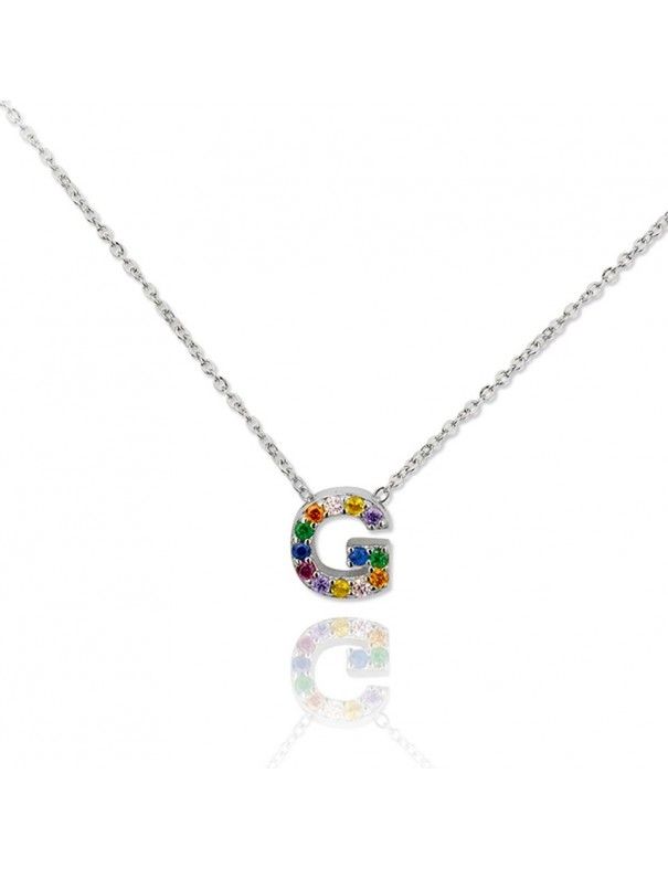 Collar plata letra G 175032