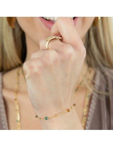 Pulsera Anartxy de acero dorado APU987EH