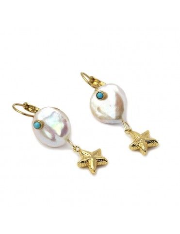 Pendientes Anartxy acero perla BPE320D