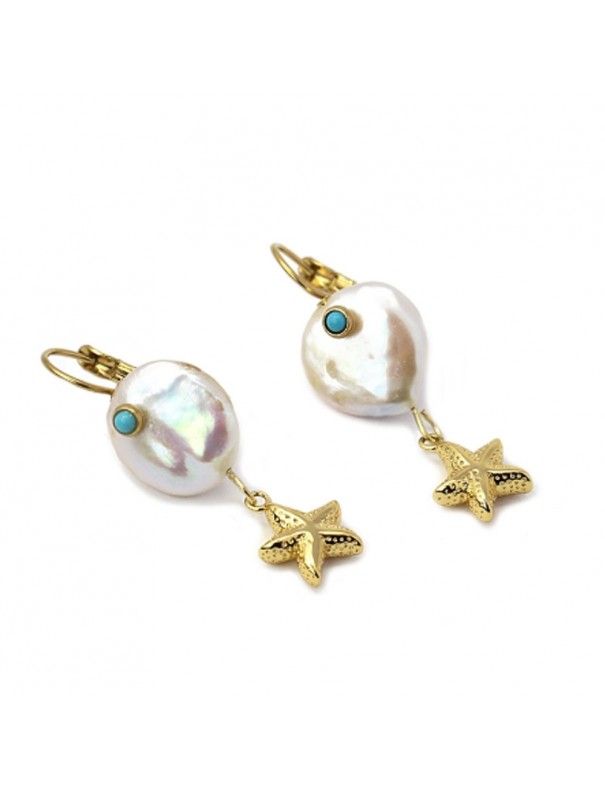 Pendientes Anartxy acero perla BPE320D