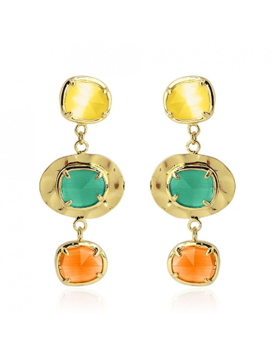 Pendientes Anartxy dorados BPE321VER