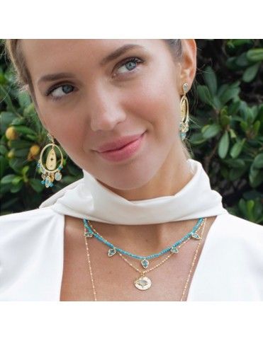 Collar Anartxy ojo de gato COA836