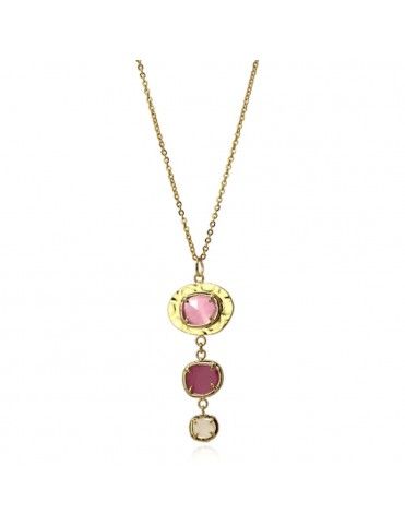 Collar Anartxy piedra ojo de gato COA858RS