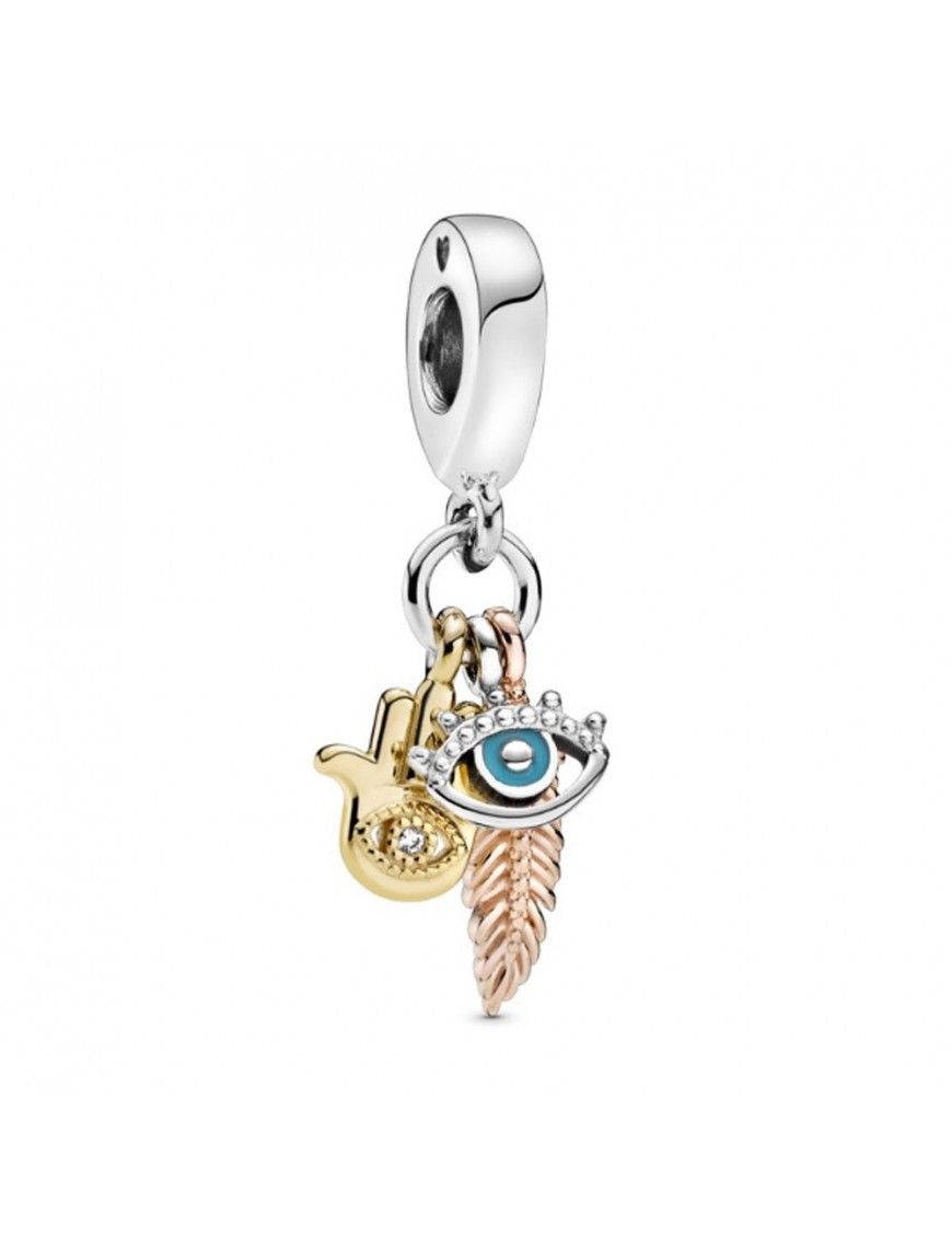 Charm Pandora Mano Ojo Pluma 768785C01