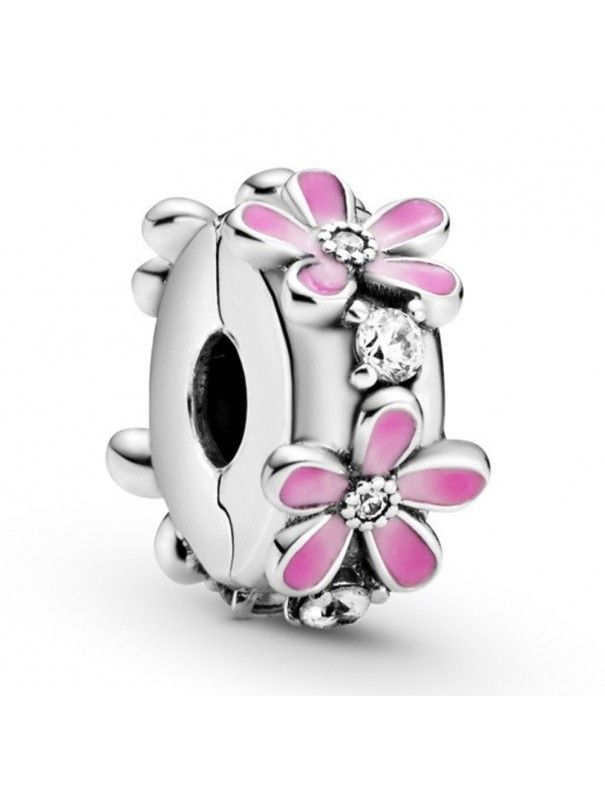 Clip Pandora Margaritas Rosas 798809C01
