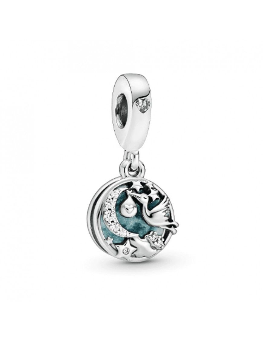 Charm Pandora Cigüeña Estrellas Brillantes 798895C01